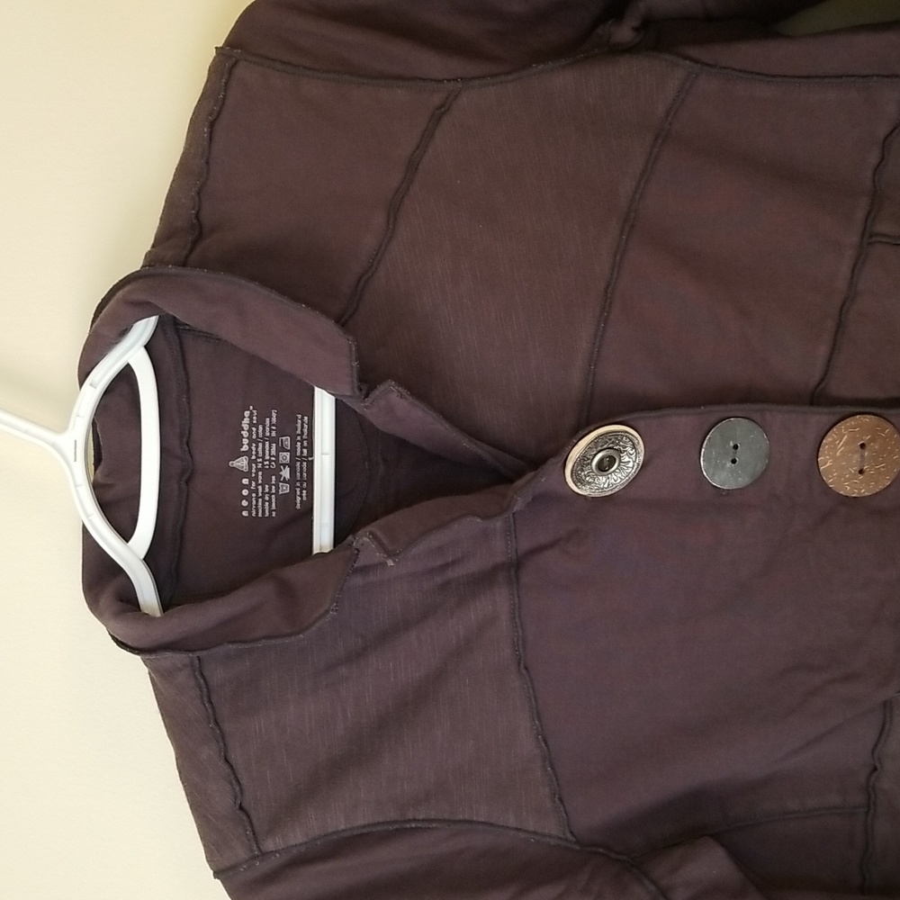 Neon Buddha Gray Button Up Jacket - Picture 2 of 6